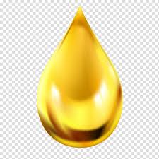 Oil Drop Icon, Gold color drops material, yellow liquid drop transparent background PNG clipart | HiClipart