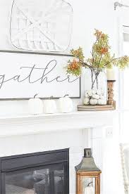 Style A Fall Mantel To Get Noticed