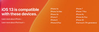 Ios 13 Compatible Devices List All Iphone Ipad Supporting