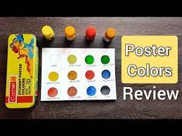 Camel Poster Colors Swatches And Review