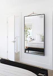 Leather Strap Hanging Wall Mirror