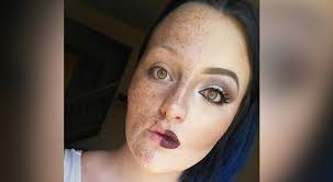 half face makeup transformations