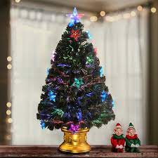 Attach the lightweight treetop to the pole. 3ft Fiber Optic Fireworks Artificial Christmas Tree With Star Decorations Michaels