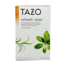 tazo refresh mint tea nutrition