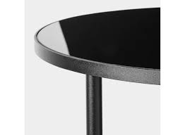 Ikea Asperod Side Table Black Black