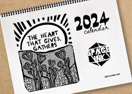 2024 Ilrated Wall Calendar Space