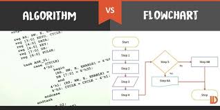 Difference Between Flowchart And Algorithm Comparison Chart