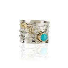 secret garden silver ring turquoise