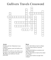 gulliver s travels crossword wordmint