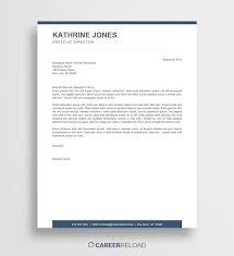 free cover letter template kathrine