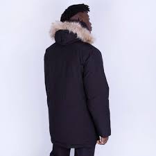 Penfield Fake Fur Hoosac Jacket Black