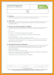 Sop Format Template Free Templates Formats Writing Guidelines