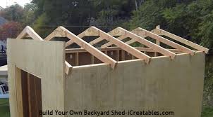 How To Build A Shed Build The Shed Roof