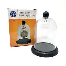 Pocket Watch Display Dome Plastic