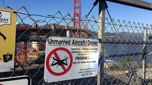illegal drone flights and crashes at