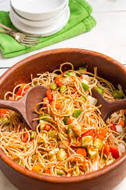 Start by cooking your spaghetti according to package directions. Classic Spaghetti Salad Family Food On The Table