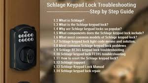 schlage lock with a dead battery
