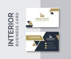interior designer business card vector
