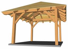 12 12 Timber Frame Gazebo Plan Timber