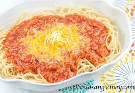 filipino spaghetti recipe
