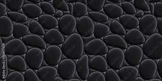 Black Stone Pattern Background With