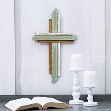 Decorative Wall Cross With Rustic