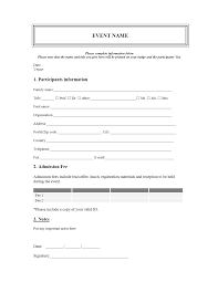 016 School Registration Form Template Word Ideas Free In