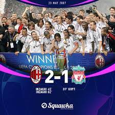 Squawka Football 在Twitter 上："ON THIS DAY: In 2007, AC Milan won their 7th  Champions League trophy after beating Liverpool 2-1 in Athens. Revenge for  Istanbul. https://t.co/UUbyKM2gHB" / Twitter