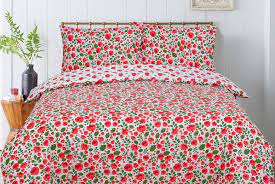 Fl Poppy Reversible Bedding Set