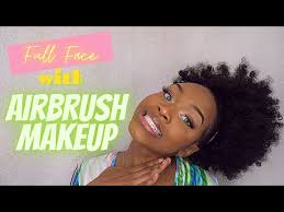 full face with dinair airbrush makeup