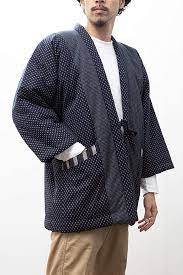 Hail pattern Hanten (Cotton jacket made in Japan Kimono-style)  *Import*Japanese clothes size Men's (M-L Size) at Amazon Men's Clothing  store: World Apparel