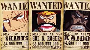 WTF! DIE OFFIZIELLEN KOPFGELDER von SHANKS, ROGER, KAIDO, WHITEBEARD  ENTHÜLLT!!! - One Piece 957 - YouTube