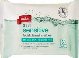 sensitive cleansing wipes