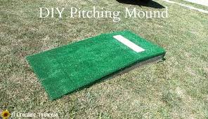 As simple as it sounds, it requires proper workmanship and normally a group of individuals would attempt this task so follow the instructions below will tell you how to achieve building your own. A Creative Princess Diy Pitching Mound Pitching Mound Backyard Baseball Baseball Pitcher