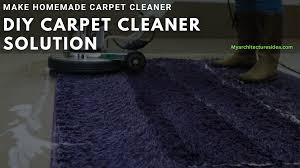 diy carpet cleaner solution make