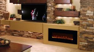 recessed electric no heat fireplace