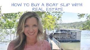 how to a boat slip with real estate
