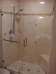 Frameless Shower Door With Towel Bar