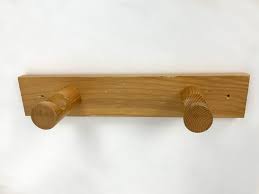 French Coat Rack In Pine Wood By