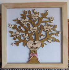 Family Tree Personalised Wooden 30cm