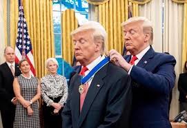 The obama giving himself a medal image macro meme format has two main versions: Meme Generator Trump Giving Medal To Himself Newfa Stuff
