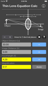 Thin Lens Equation Calc By Nitrio