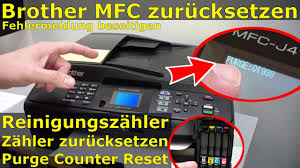 Vuescan is here to help! Brother Mfc Reinigungszahler Zurucksetzen Purge Counter Reset Reinigen Youtube