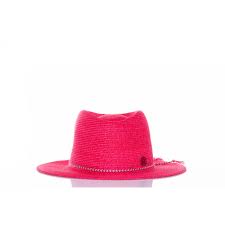 maison michel andrÉ fedora red straw hat