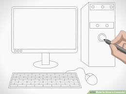 4 Ways To Draw A Computer Wikihow