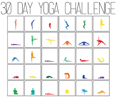 30 Day Challenge Bikram Yoga Challenge Chart By Aly