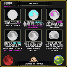 Once you've created your circle, simply zoom in. Pixel Art Tutorial The Moon Album On Imgur