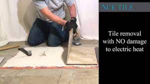 how to remove tile on electric heat
