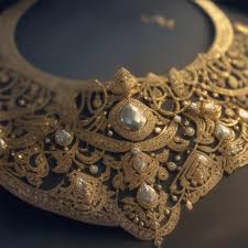 gold and diamonds and use arabic culture
