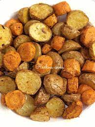 air fryer potatoes and carrots rachna